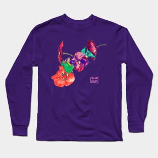 Egon Schiele Flowers Long Sleeve T-Shirt